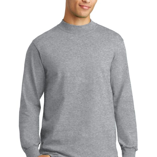 Essential Cotton Mock Turtleneck T-Shirt Thumbnail